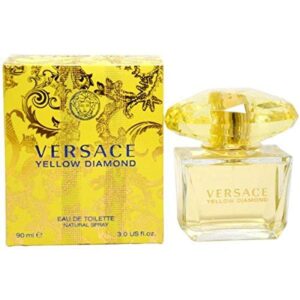 Versace Eau De Toilette Spray for Women, Yellow Diamond 3oz