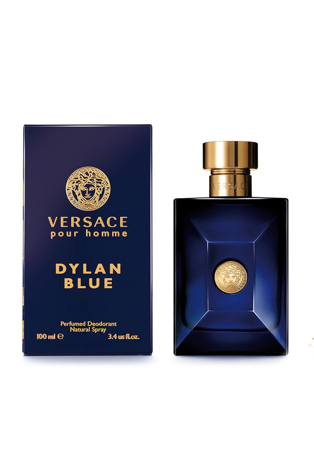 Versace Pour Homme Dylan Blue for Men 3.4 oz Perfumed Deodorant Spray