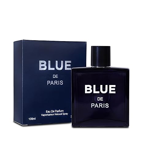 Storioza Blue De Paris Men Perfume Cologne for Men Natural Spray Masculine Scent Wonderful Fragrance Gift Eau De Parfum for Daily Use 3.4 Fluid Ounce