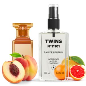 Storioza TWINS Impression of Bitter Peach | Unisex Perfume for Women and Men Eau de Parfum | No.11101 | 3.4 Fl Oz / 100 ml