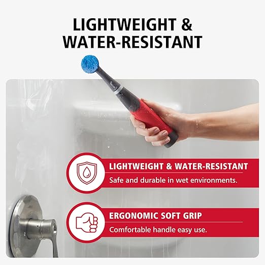 Storioza Electric Power Scrubber Kit - Cordless Handheld Cleaning Brush with 4 Interchangeable Heads & 9 Scrubbing Pads - Multi-Purpose Scrubber for Bathroom, Kitchen, Tile - Image 3